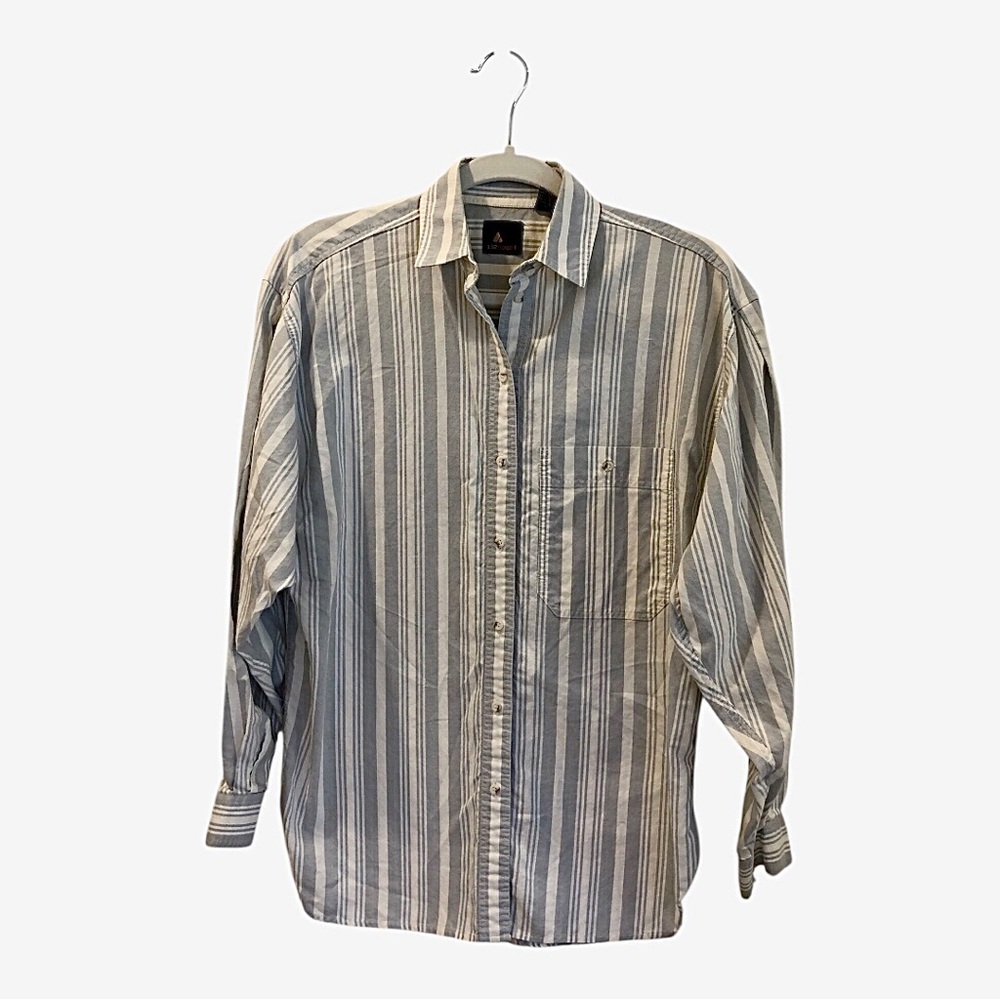 Vintage Women’s Liz Claiborne Striped Button-Up Shirt